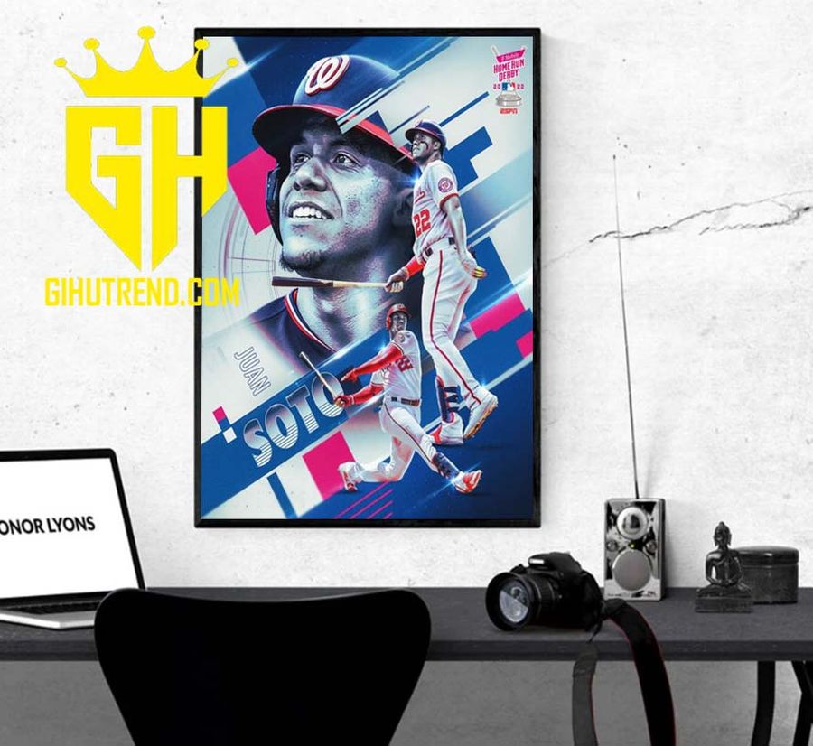 Juan Soto Home Run Derby MLB Poster Canvas