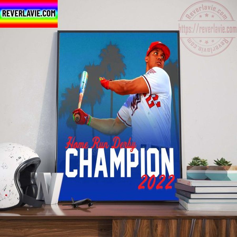 Juan Soto Is Your 2022 Home Run Derby Champions Winner Home Decor Poster Canvas