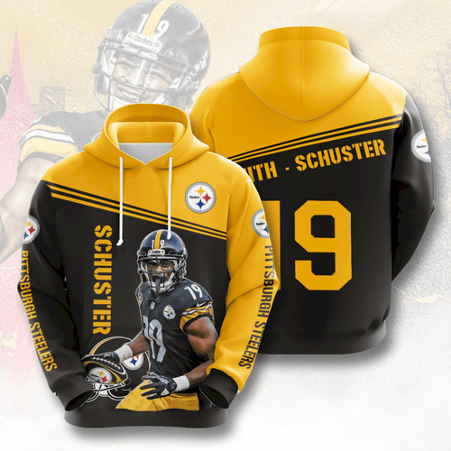 Juju Smith Pittsburgh Steelers P3D Hoodie Sweatshirt Zip