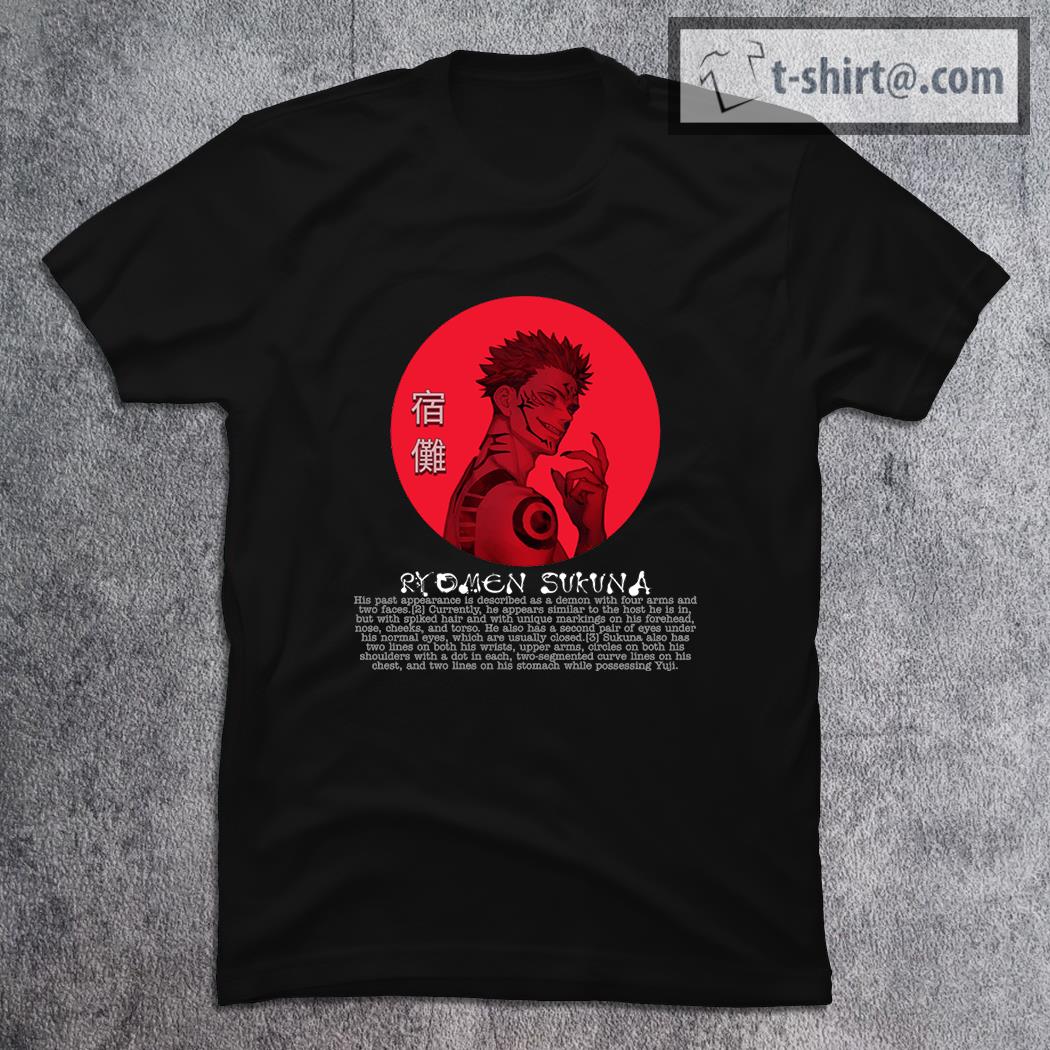 Jujutsu Kaisen Ryomen Sukuna Profile shirt