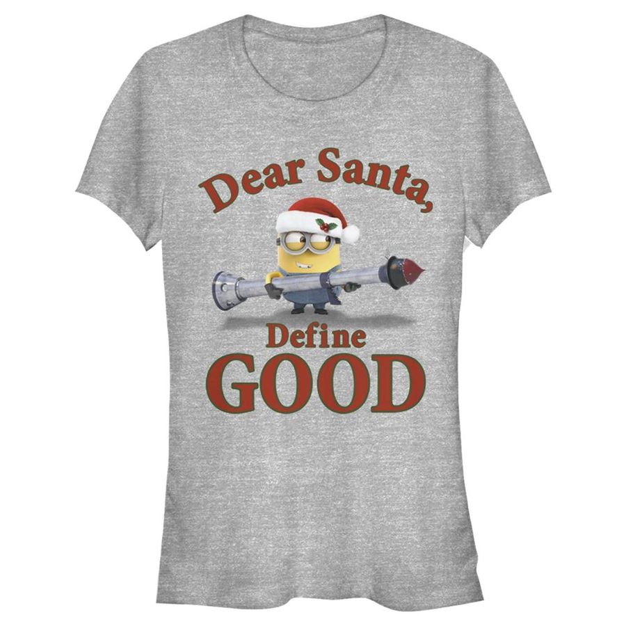 Junior’s Despicable Me Christmas Minions Dear Santa T-Shirt