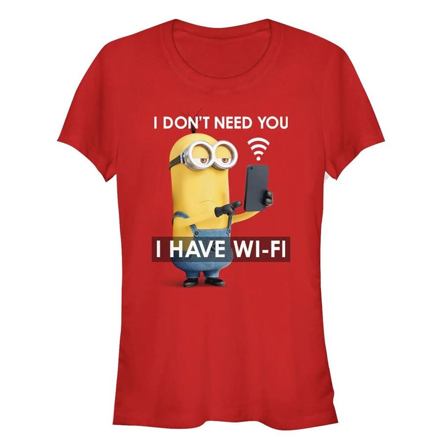 Junior’s Despicable Me Minion Wi-Fi T-Shirt