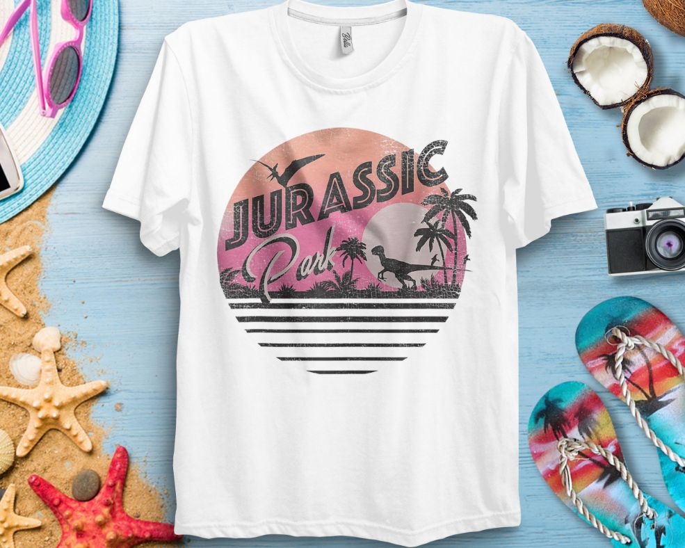 Jurassic Park Retro 90s Dinosaur Scene Jurassic World Dominion Jurassic Park 3 2022 Shirt