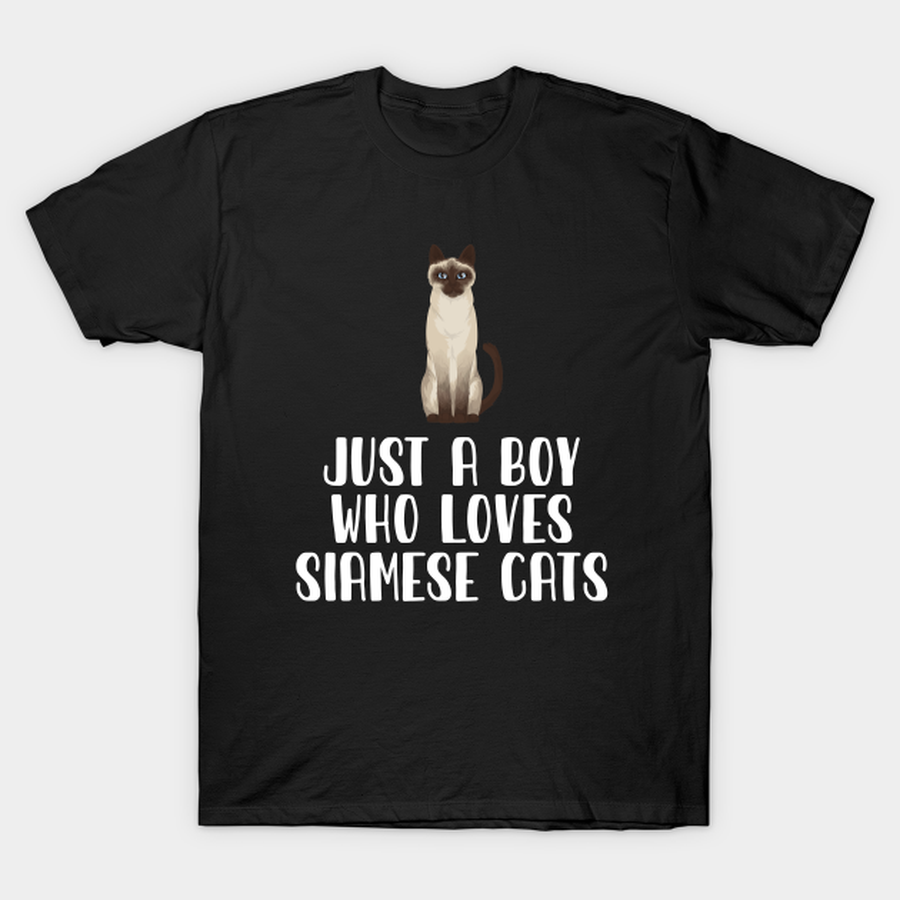 Just A Boy Who Loves Siamese Cats T-shirt, Hoodie, SweatShirt, Long Sleeve.png