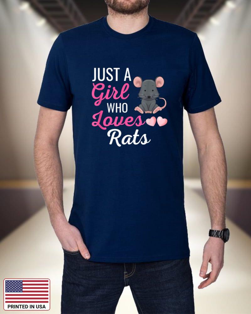 Just A Girl Who Loves Rats Shirt Cute Rat Lover rI6gv