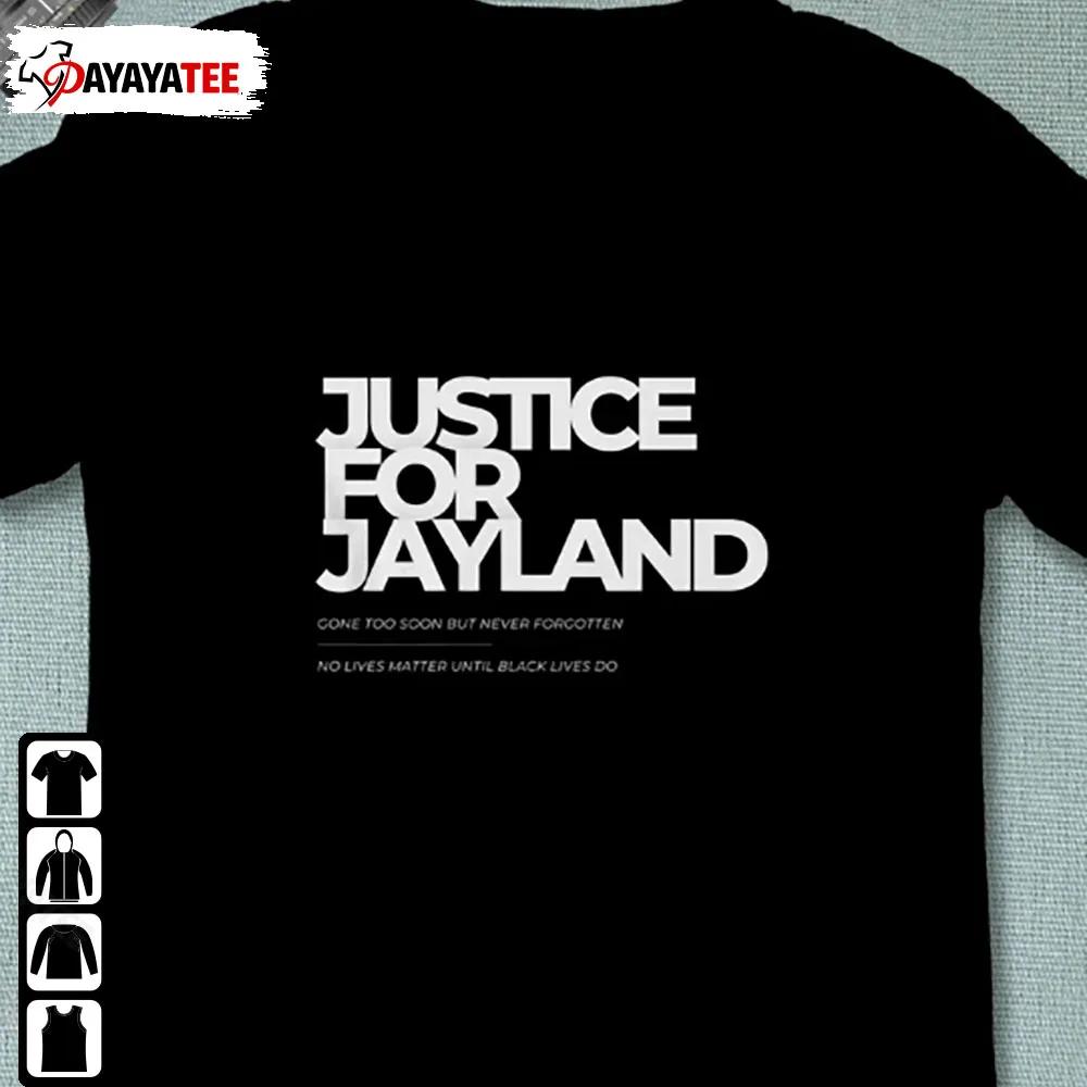 Justice For Jayland Walker Shirt Black Lives Matter Blm
