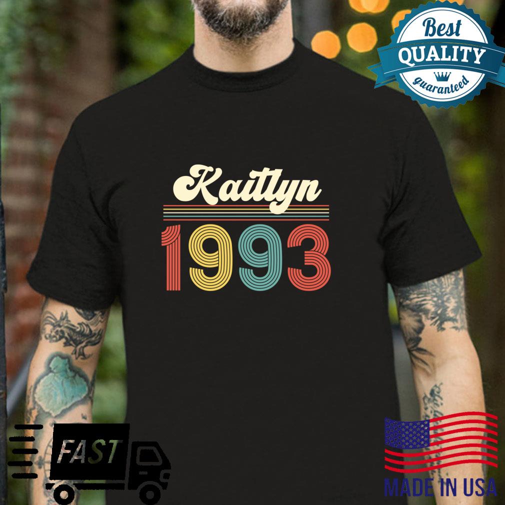 Kaitlyn 1993 30th Birthday Retro Vintage Personalized Shirt