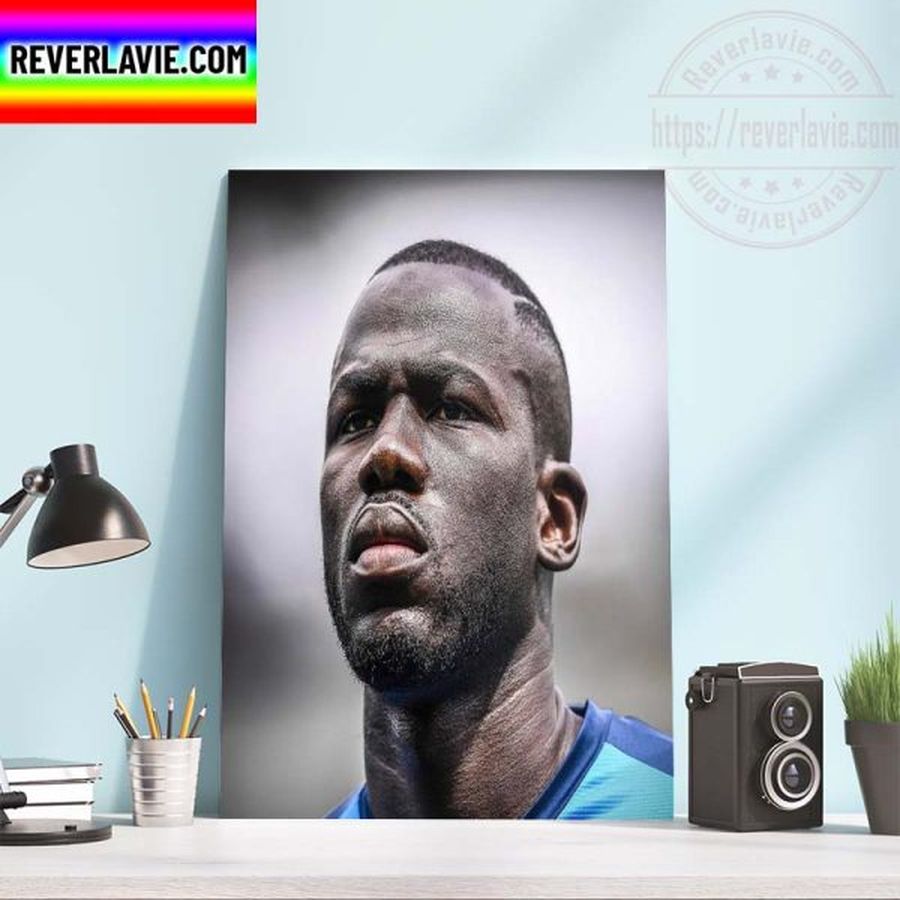 Kalidou Koulibaly Signed With Chelsea Football Team Home Decor Poster Canvas