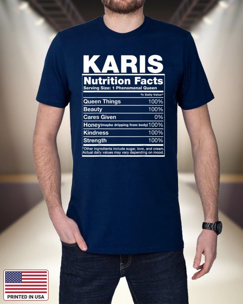 Karis Nutrition Facts T-Shirt Karis Name Birthday Shirt RdOPG