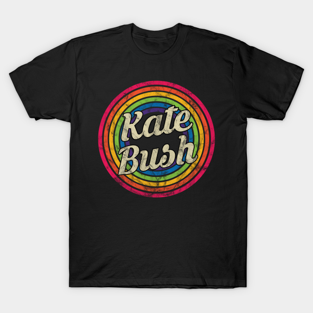 Kate Bush - Retro Rainbow Faded-Style T-shirt, Hoodie, SweatShirt, Long Sleeve