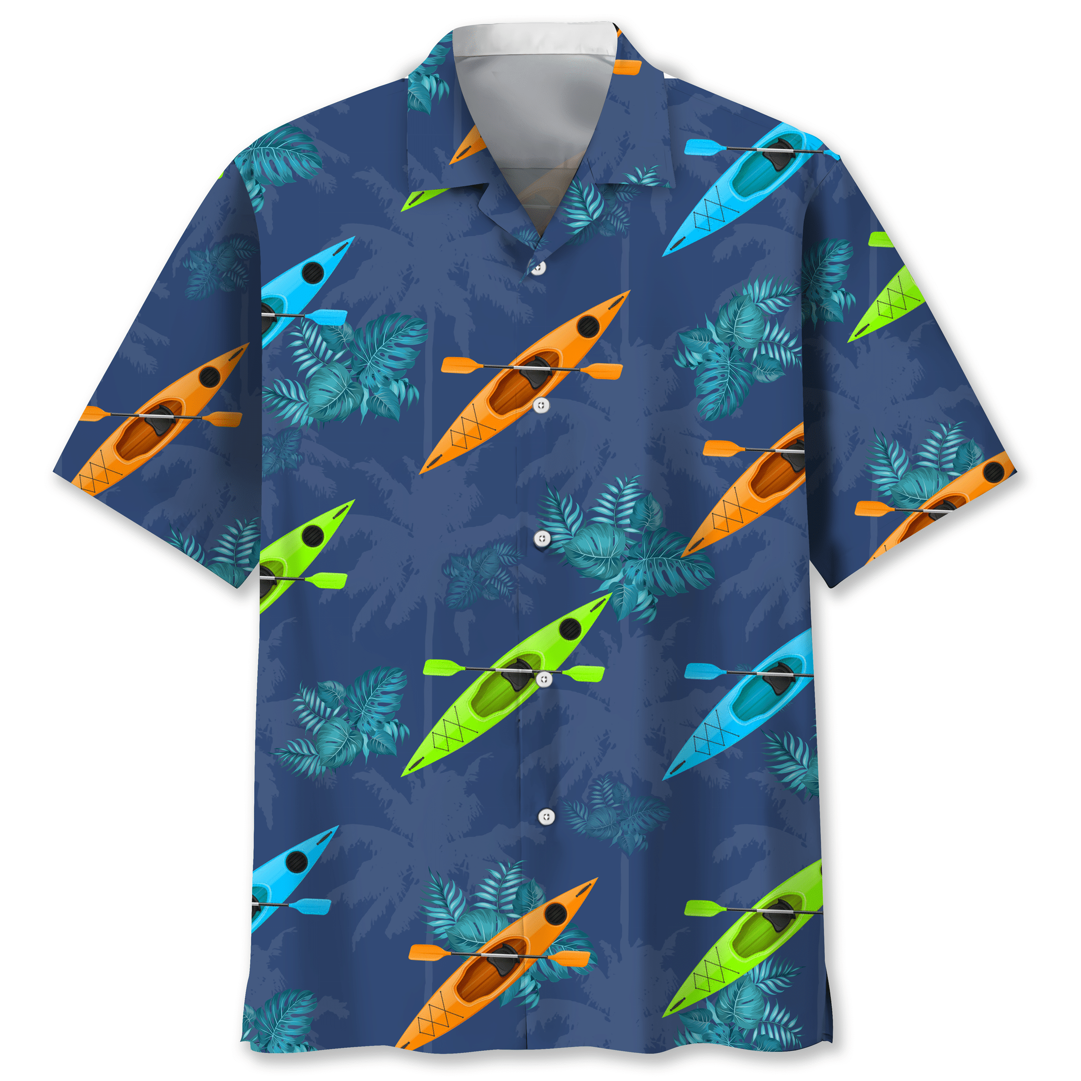 Kayak Tropical Hawaiian Shirt