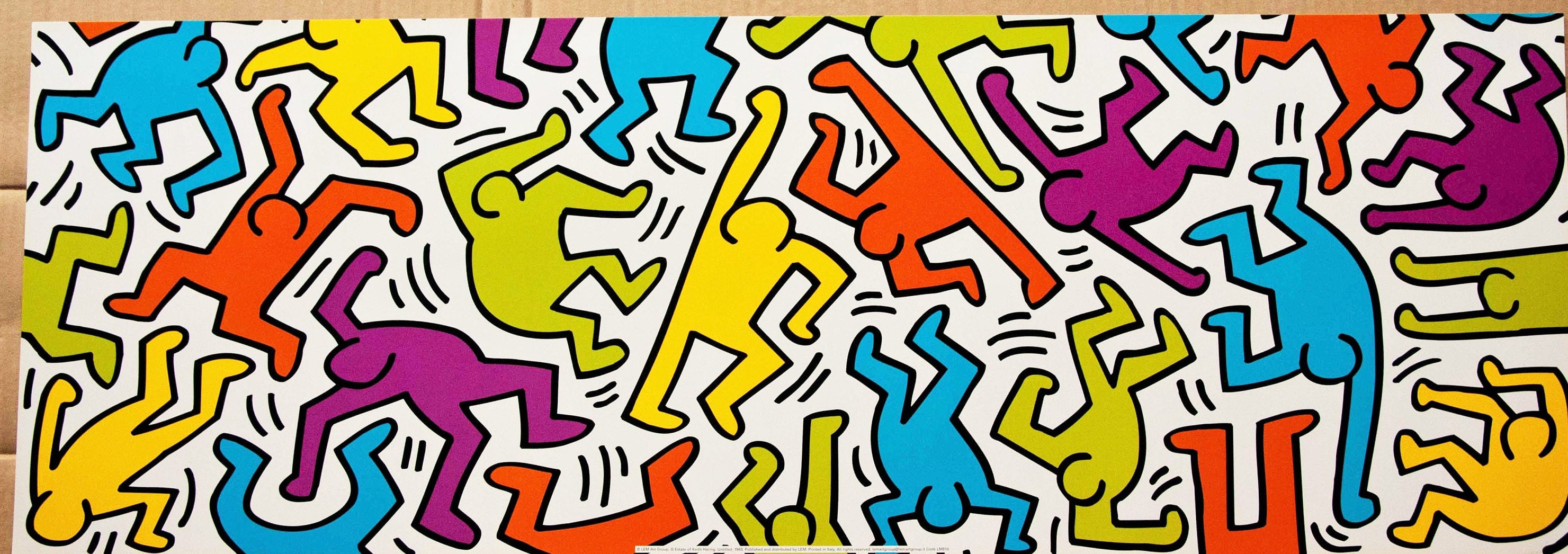 Keith Haring - Rare vintage poster - 1990s