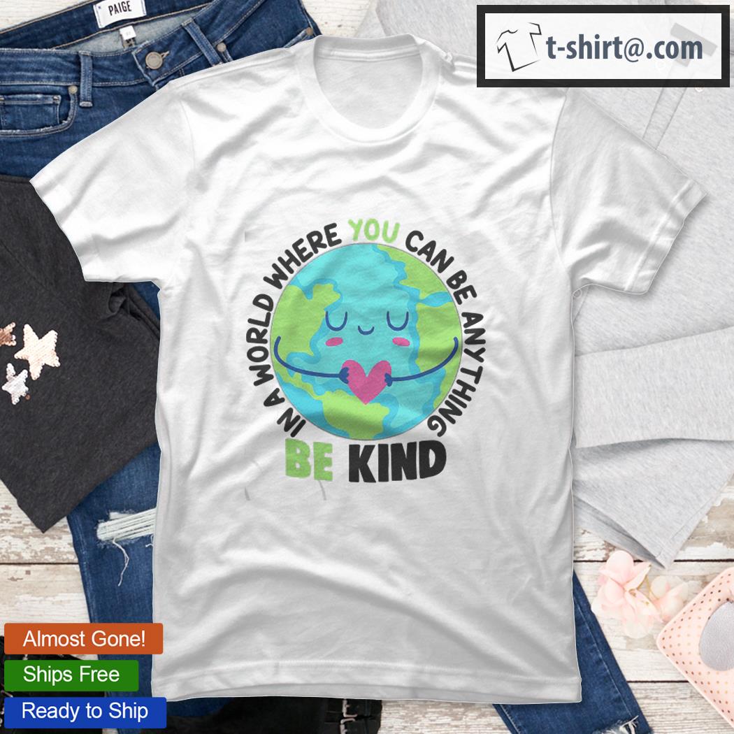 Kids Earth Be Kind In October We Wear Orange For Unity Day Shirt