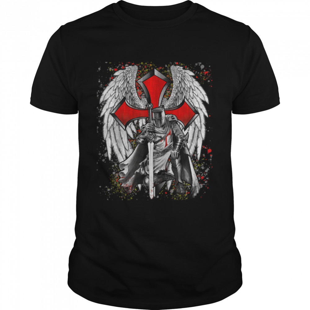 Knights Templar Tshirt Oath For God Shirt – Christian T-Shirt B09VDRDH1K
