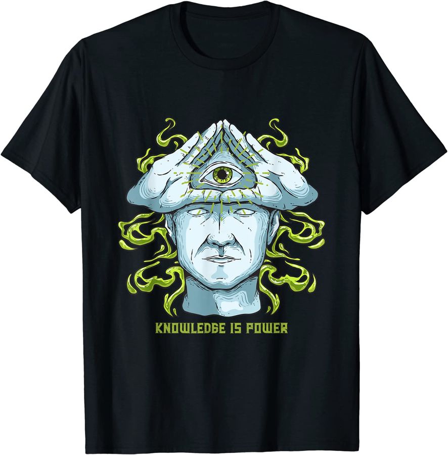 Knowledge Is Power Illuminati Pyramid All-seeing Eye