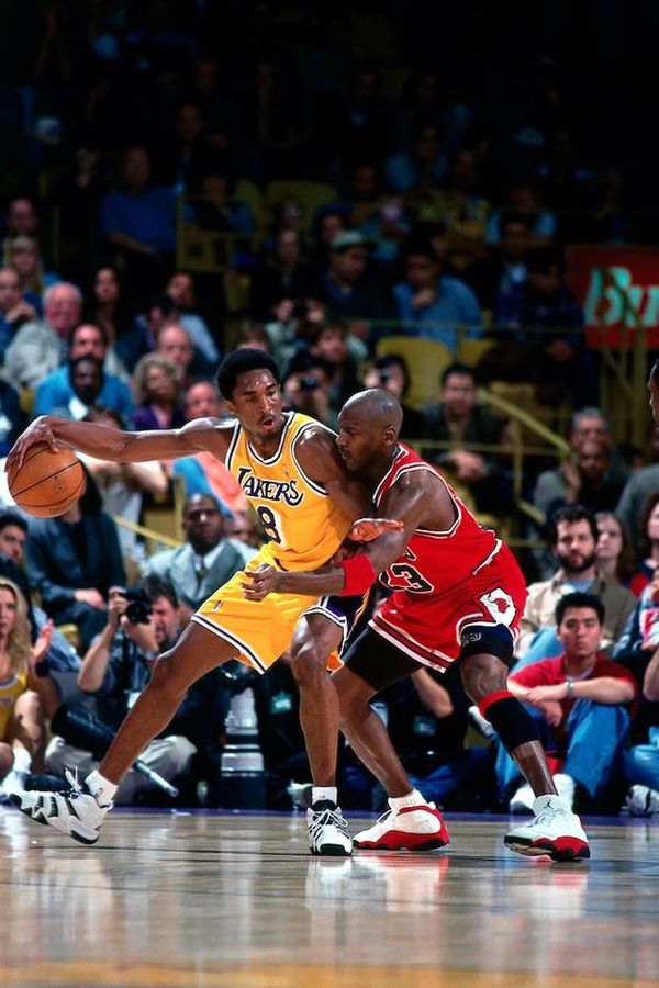 Kobe Bryant Michael Jordan Bulls Poster