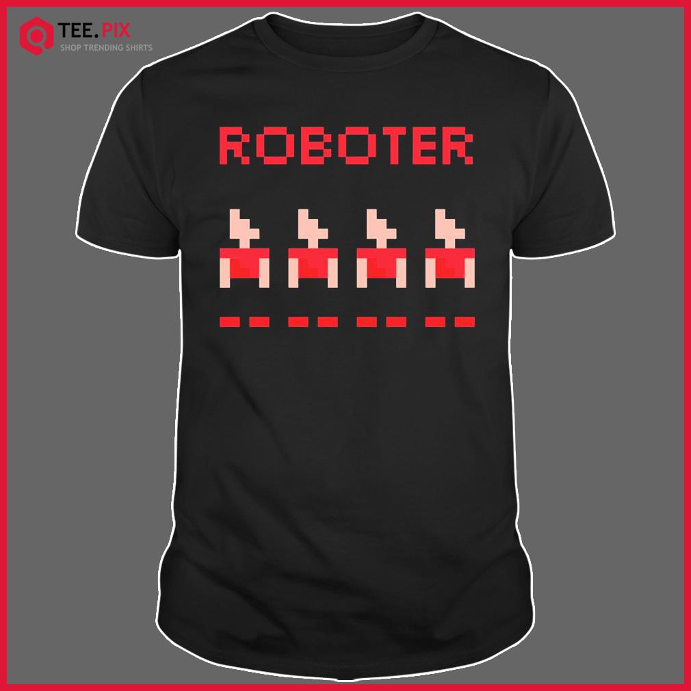 Kraftwerk Roboter Pixel Art Shirt