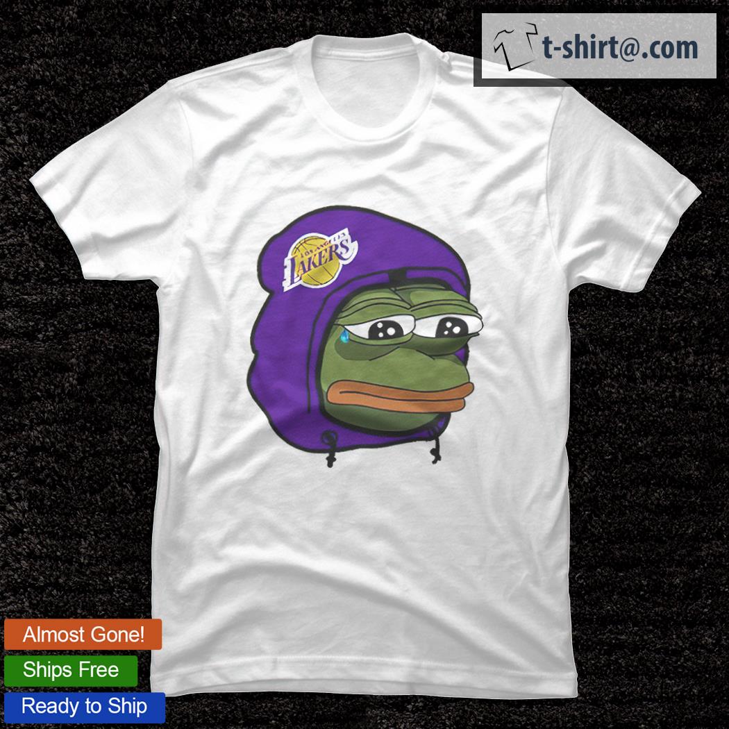 Lakers sad Pepe the frog shirt