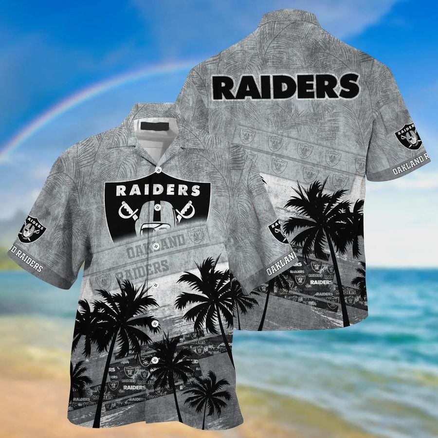 Las Vegas Raiders NFL Hawaiian Shirt And Short Trending Summer For Sports Football Fans
