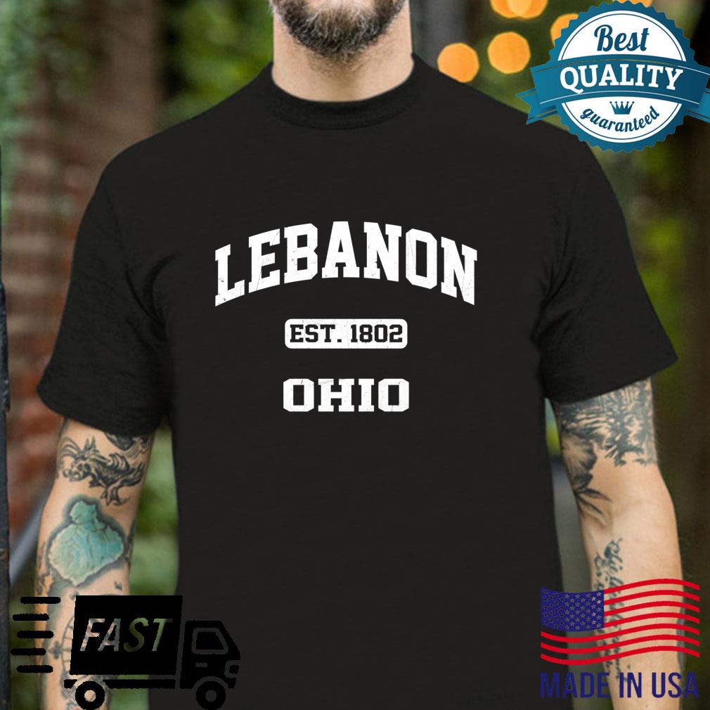 Lebanon Ohio OH vintage state Athletic style Shirt