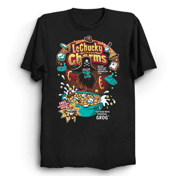 Lechucky Charms Monkey Island Lechuck Cereal Box Unisex T-Shirt