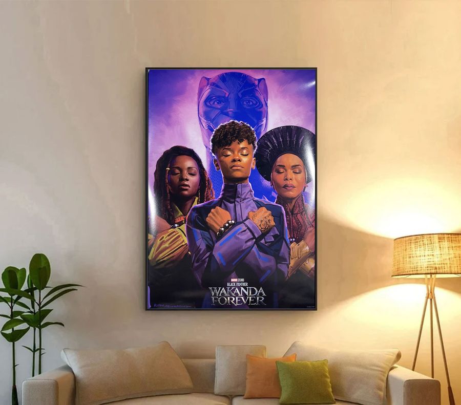 Legends Live On Black Panther Marvel Poster ,2022 Marvel Black Panther Wakanda Forever Poster, Black Panther 2 Wakanda Forever Movie Poster-1