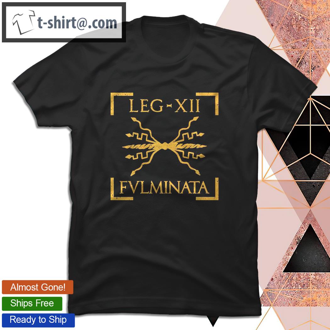 Legio Xii Fulminata Thunderbolt Emblem Roman Legion Premium T-shirt