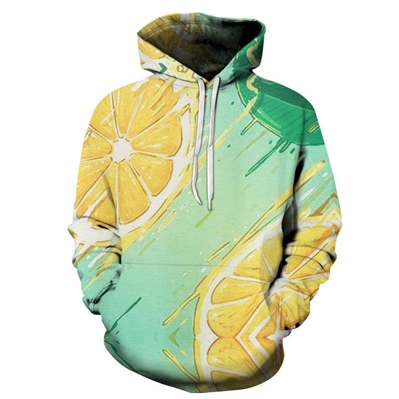 Lemon 3D Sweatshirt Hoodie Pullover Custom