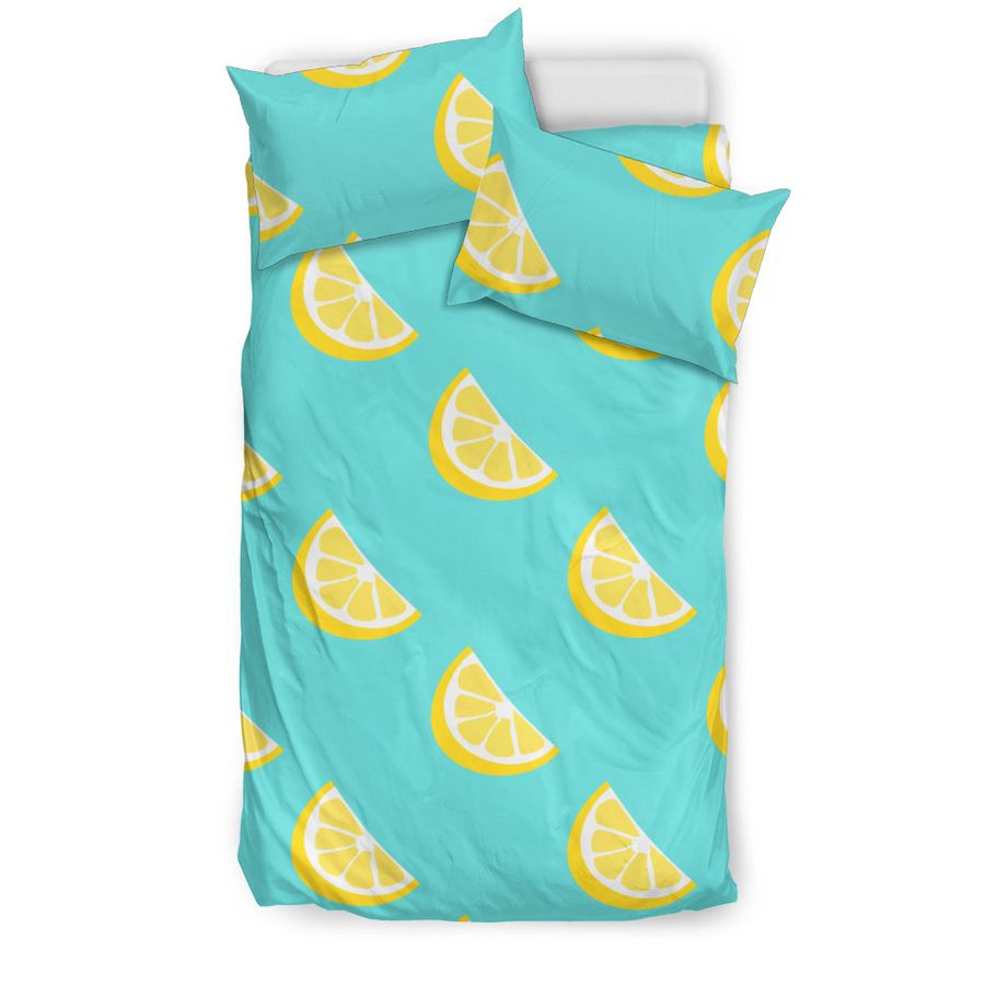 Lemon Theme Pattern Bedding Set