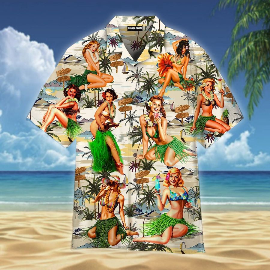 Let’s Enjoy With Hawaiian Girls Aloha Hawaiian Shirt