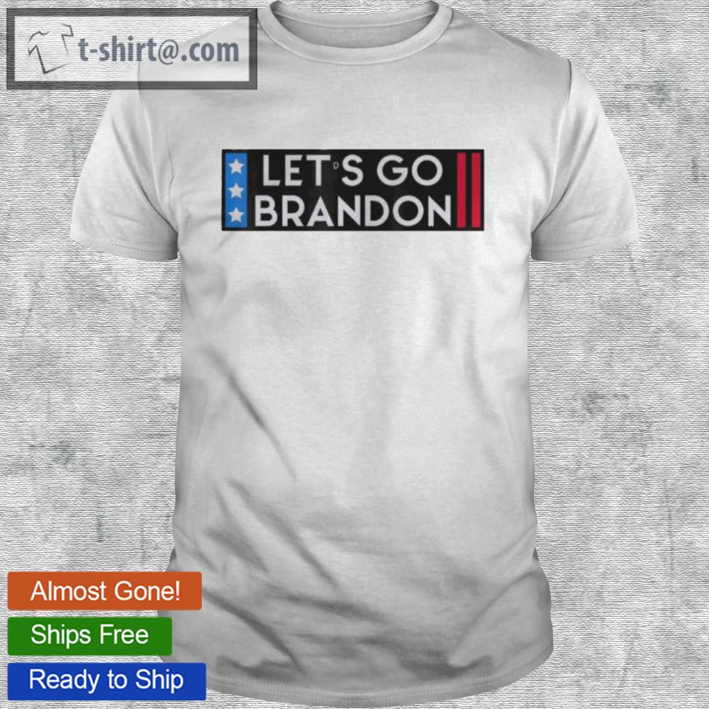 Let’s go brandon bumper us flag tee shirt