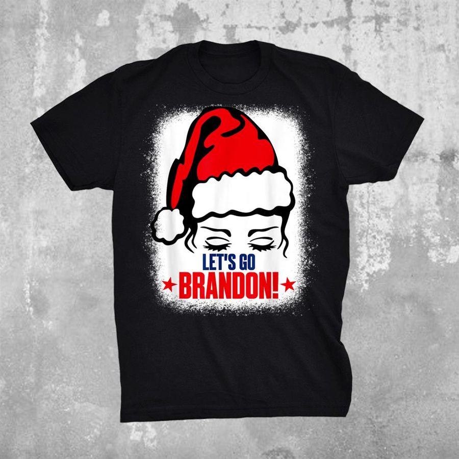 Lets Go Brandon Lets Go Brandon Christmas Eve Holiday Santa Shirt