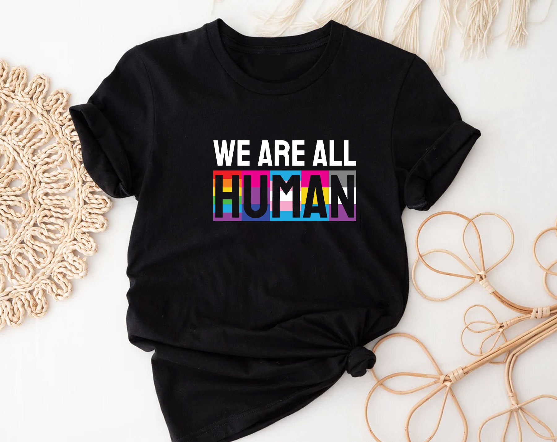 Lgbt Human Logo Pride Month Unisex T-Shirt