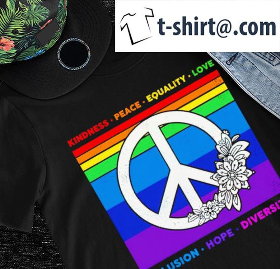LGBT Pride Peace Kindness Peace Equality Love Inclusion Hope Diversity vintage shirt