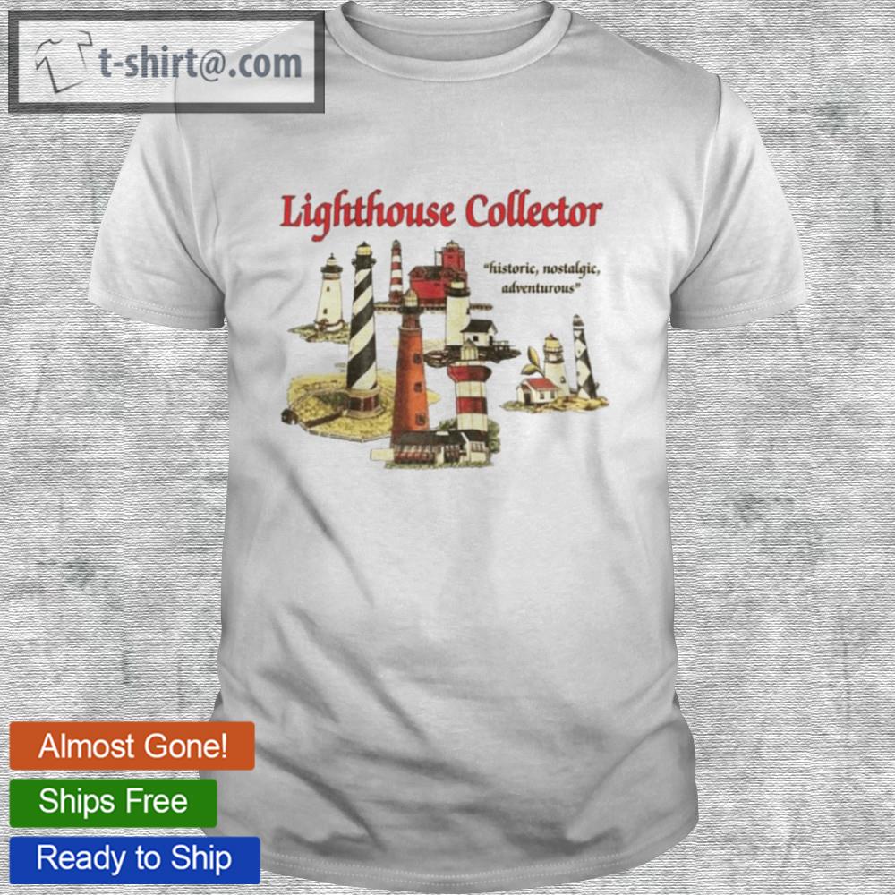 Lighthouse collector historic nostalgic adventurous t-shirt