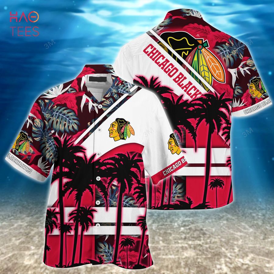 [LIMITED] Chicago Blackhawks NHL-Summer Hawaiian Shirt And Shorts, For Fans This Season