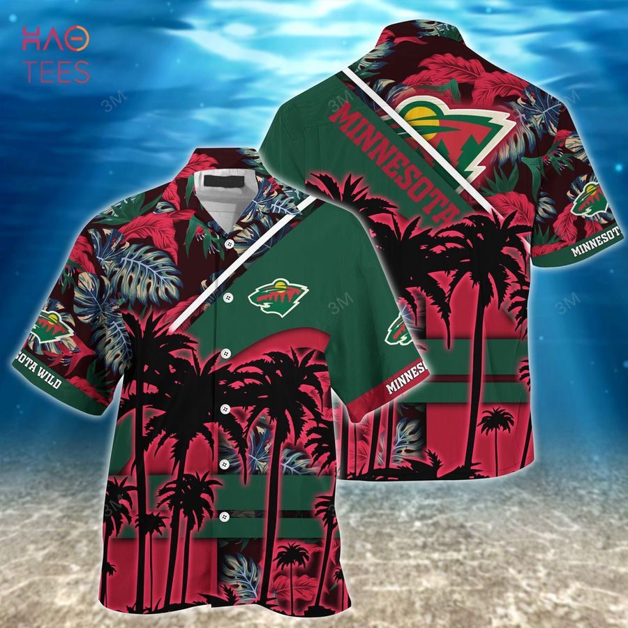 [LIMITED] Minnesota Wild NHL-Summer Hawaiian Shirt And Shorts, For Fans This Season