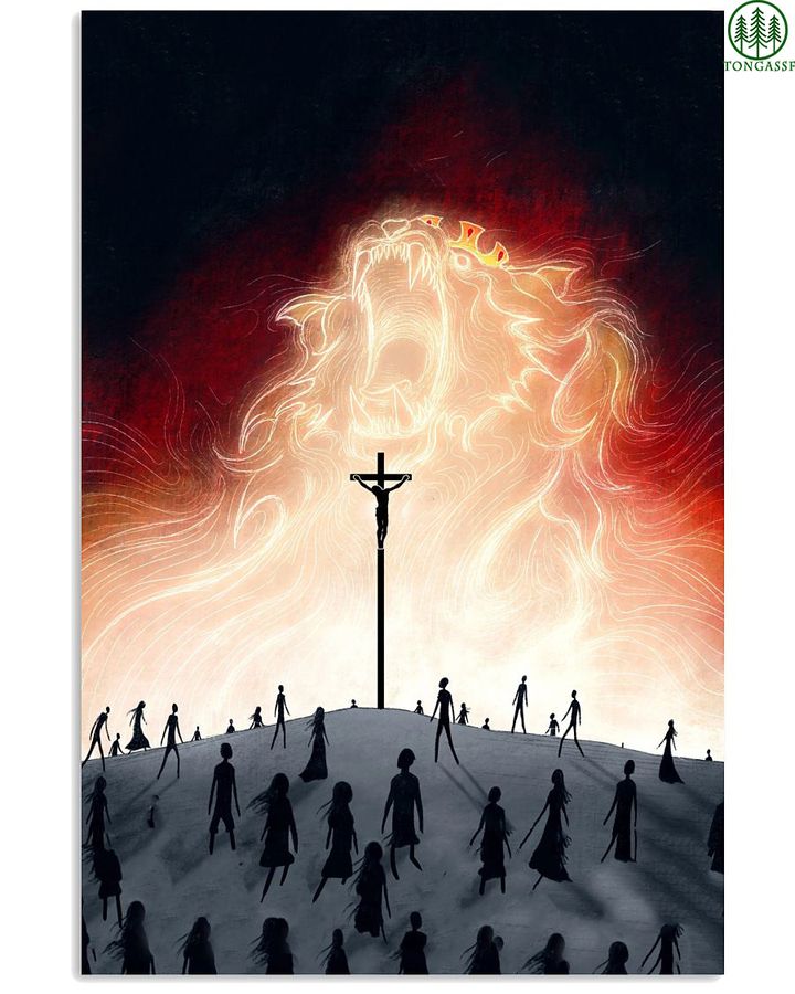 Lion King And Jesus poster