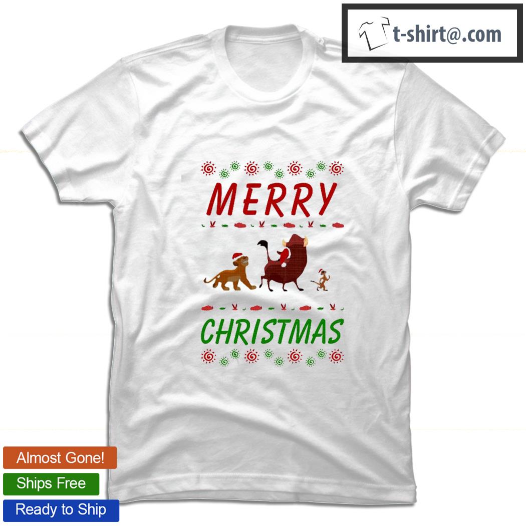 Lion King Ugly Sweater – Merry Christmas Classic Shirt