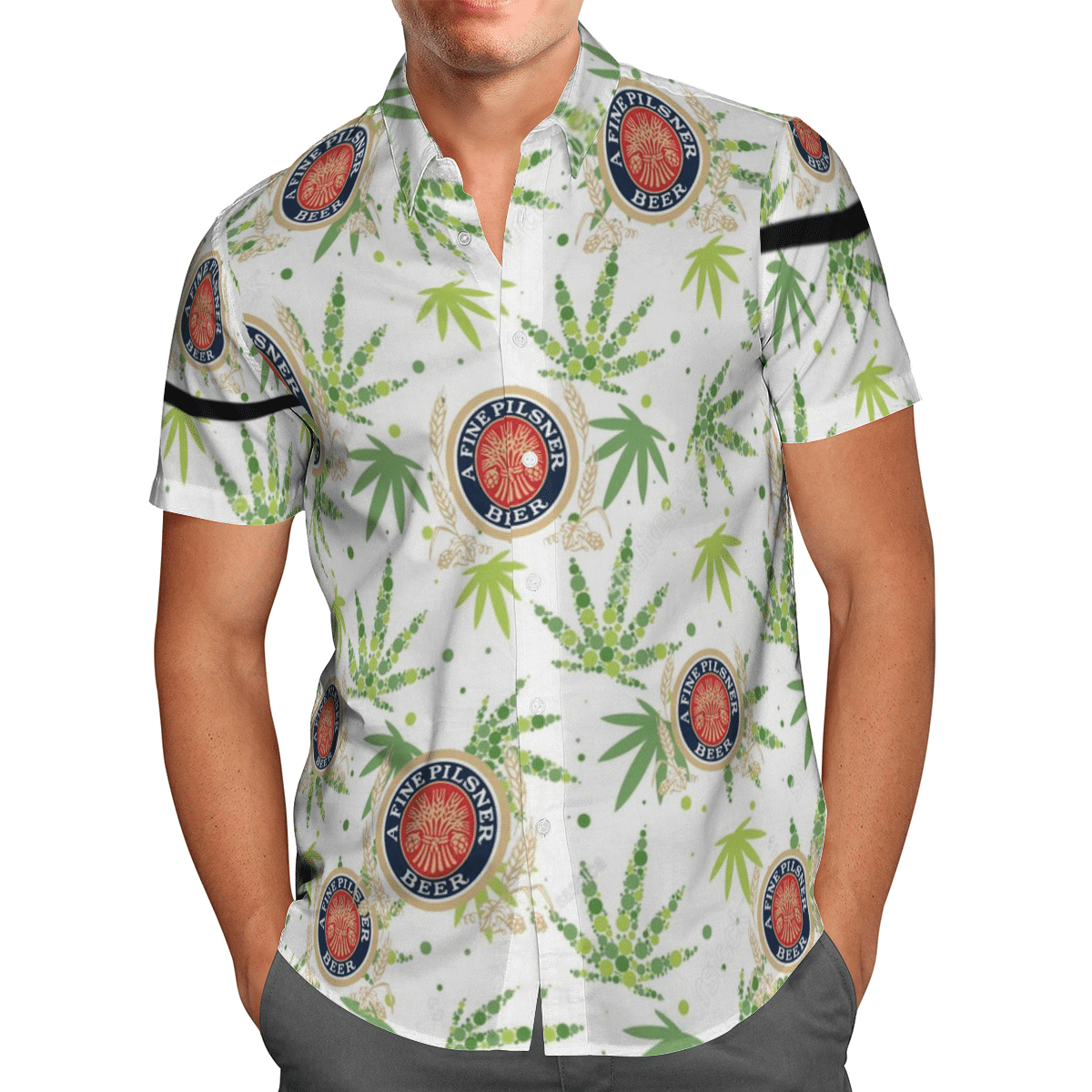 Lite Beer Hawaiian Beach Shirt And Shorts