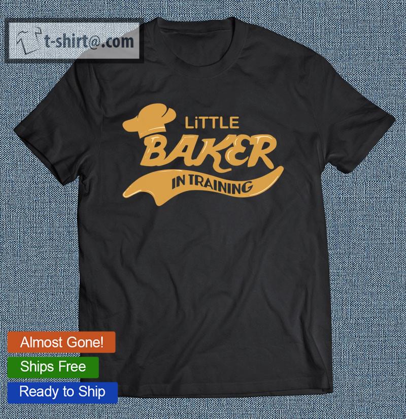 Little Baker In Training Kids Baking Smock T-shirt