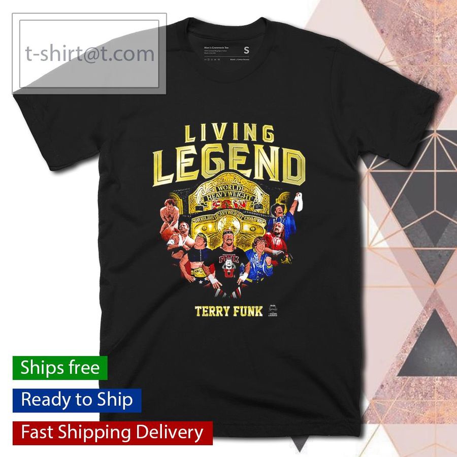 Living Legends 2 Belts Terry Funk shirt