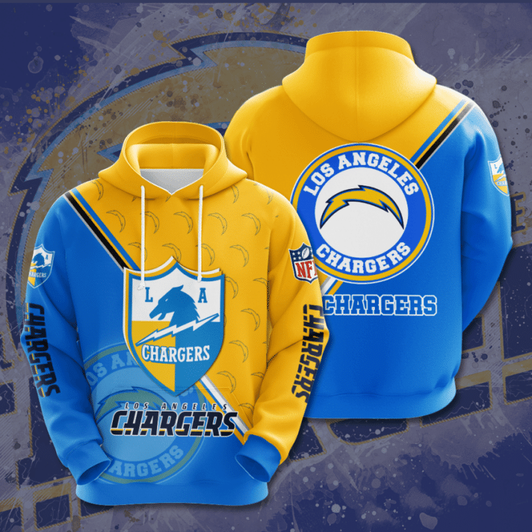 Los Angeles Chargers All Over Printed Hoodie