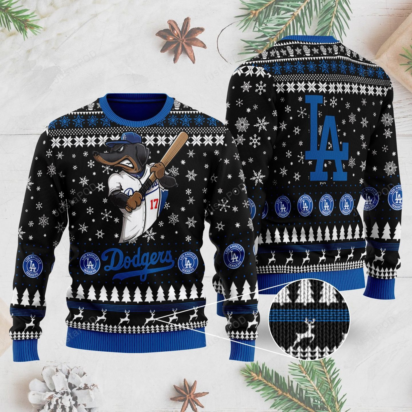 Los Angeles Dodgers Ugly Sweater Ugly Sweater Christmas Sweaters Hoodie