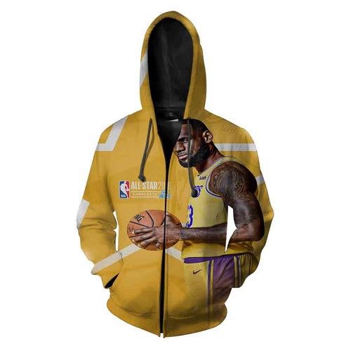 Los Angeles Lakers Nfl All Star 4 3D Hoodie Sweatshirt