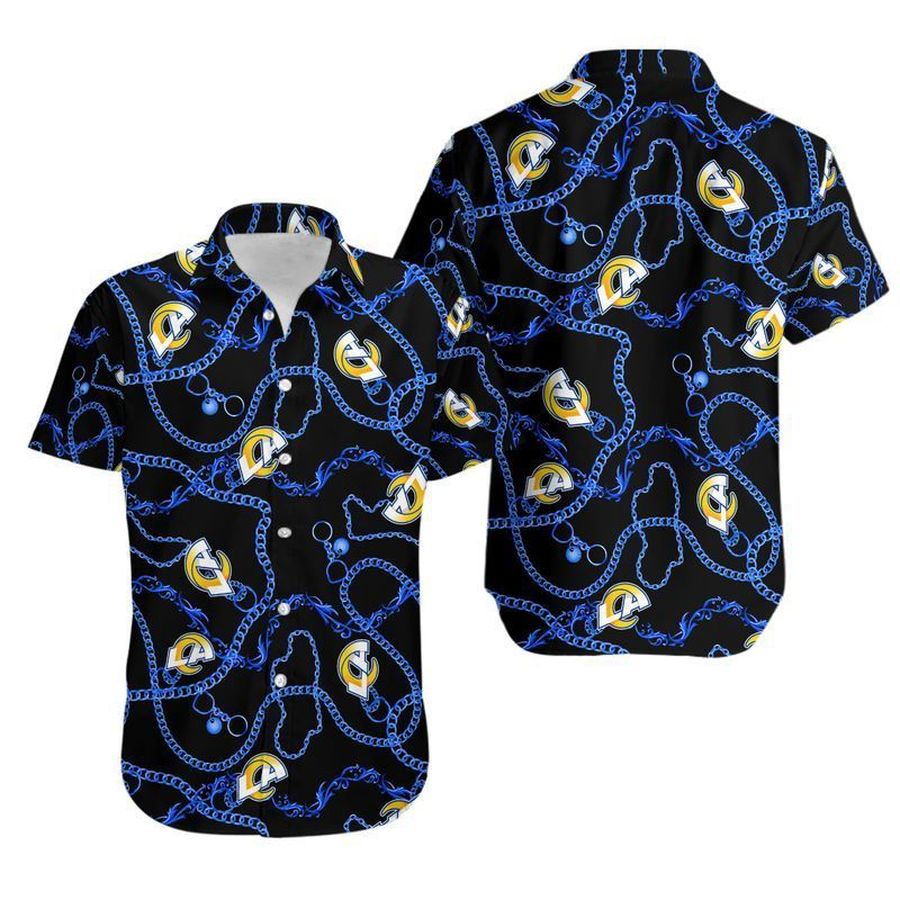 Los Angeles Rams NFL Gift For Fan Hawaii Shirt and Shorts Summer Collection 3 H97
