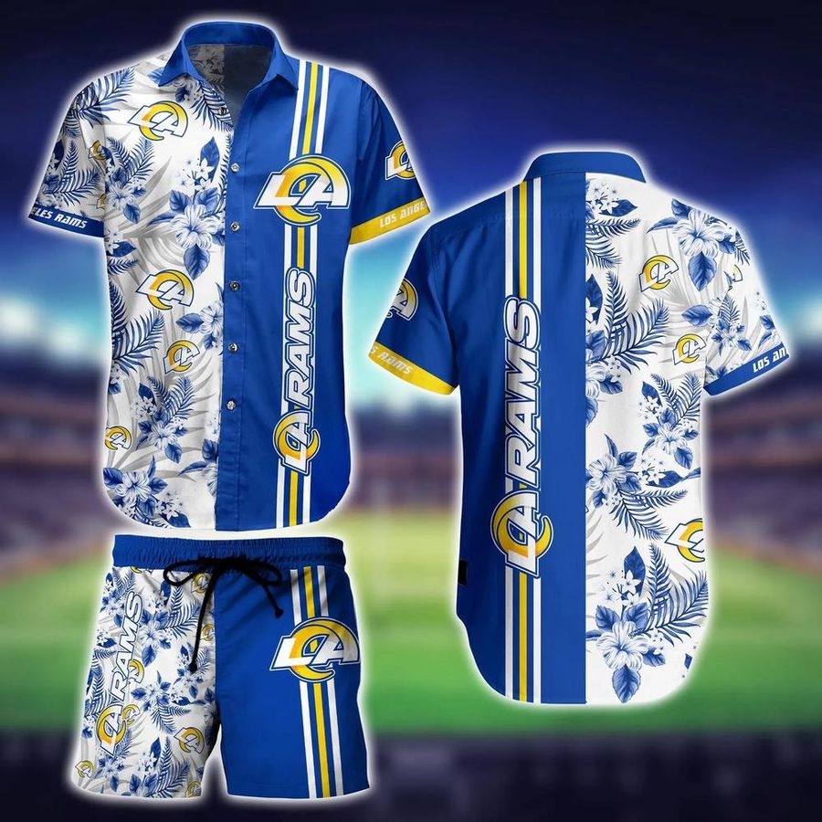 Los Angeles Rams NFL Hawaiian Shirt Tropical Pattern Summer Shirt Style New Trends Gift For Best Fan