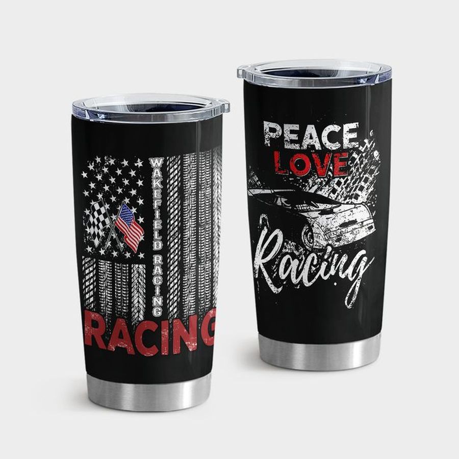 Love And Peace Tumbler Cups, Drag Racing Peace Love Racing Tumbler Tumbler Cup 20oz , Tumbler Cup 30oz, Straight Tumbler 20oz