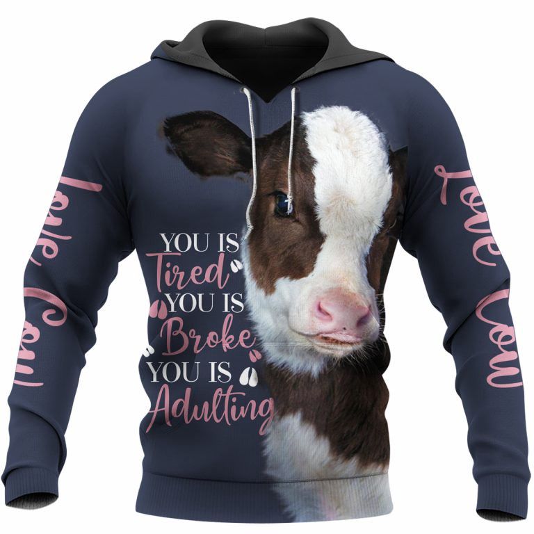Love Cow 3D Hoodie For Men For Women All Over Printed Hoodie