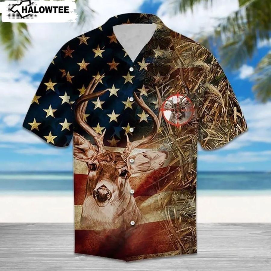 Love Hunting Camouflage Amazing Deer Hunting Hawaiian Shirt Summer Hawaiian AOP Printed S to 5XL